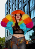 Faux Layered Bolero with Hood