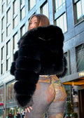 Faux Layered Bolero with Hood
