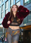 Faux Layered Bolero with Hood
