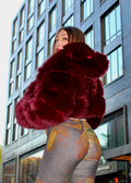 Faux Layered Bolero with Hood