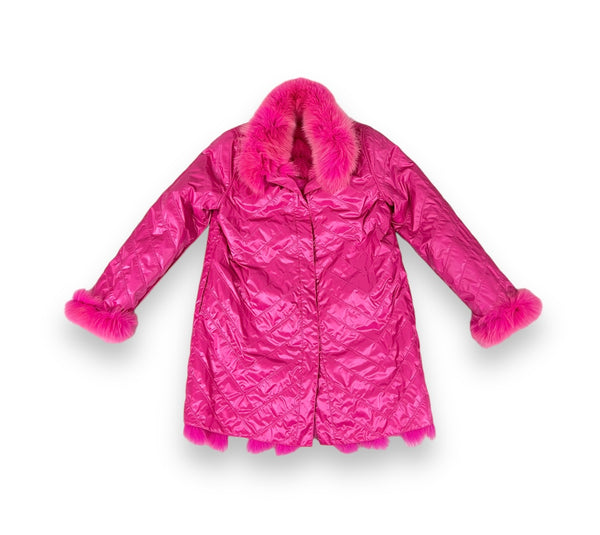 Double Sided Fur/Rain Coat