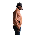 Classic Leather Bomber Jacket