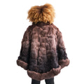 Fox Gradient Colored Poncho