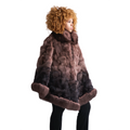 Fox Gradient Colored Poncho