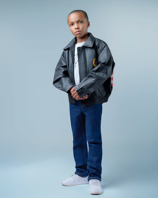 Kids USA Leather Jacket