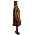 Structured Mink Overcoat