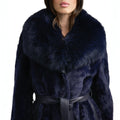 Mink Coat with Fox Trims