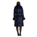 Mink Coat with Fox Trims