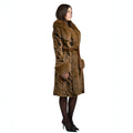 Mink Three Quarter Coat with Fox Trim