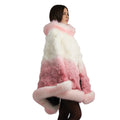 Fox Gradient Colored Poncho