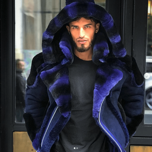 Shearling With Rex Rabbit Chinchilla Jacket
