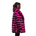 3/4 Chinchilla Coat with Full Collar