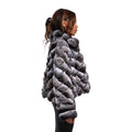 Diamond Cut Chinchilla Bomber