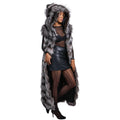 Full Length Fox Fur Chevron-Cut Vest