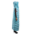 Full Length Fox Fur Chevron-Cut Vest