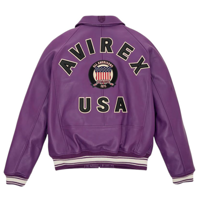 Orchid Icon Leather Jacket