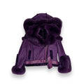 Women's Biker Shearling with Fox Collar