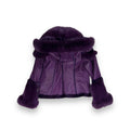 Women's Biker Shearling with Fox Collar
