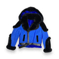 Women's Biker Shearling with Fox Collar