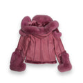 Women's Biker Shearling with Fox Collar