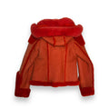 Women's Biker Shearling with Fox Collar