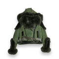Women's Biker Shearling with Fox Collar
