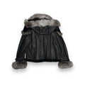 Women's Biker Shearling with Fox Collar
