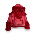 Women's Biker Shearling with Fox Collar