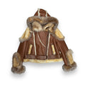 Women's Biker Shearling with Fox Collar