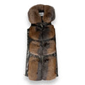 Leather and Fox 7/8 Vest
