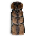 Leather and Fox 7/8 Vest