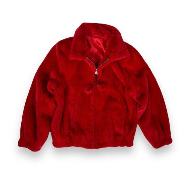 Red Mink Bomber