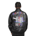 Skyline Leather Jacket Blinged Out