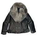 Men's Moto Jacket with Fox Collar