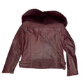 Men's Moto Jacket with Fox Collar
