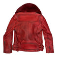 Men's Moto Jacket with Fox Collar
