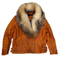 Men's Moto Jacket with Fox Collar