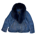Men's Moto Jacket with Fox Collar