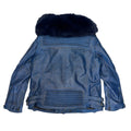Men's Moto Jacket with Fox Collar