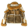 Biker Shearling with Fox Collar