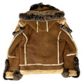 Suede Biker Shearling with Fox Fur