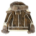 Biker Shearling with Fox Collar
