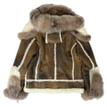 Suede Biker Shearling with Fox Fur