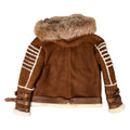 Biker Shearling with Fox Collar