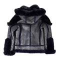 Biker Shearling with Fox Collar