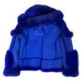 Suede Biker Shearling with Fox Fur