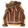 Biker Shearling with Fox Collar