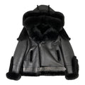 Biker Shearling with Fox Collar