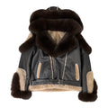 Biker Shearling with Fox Collar