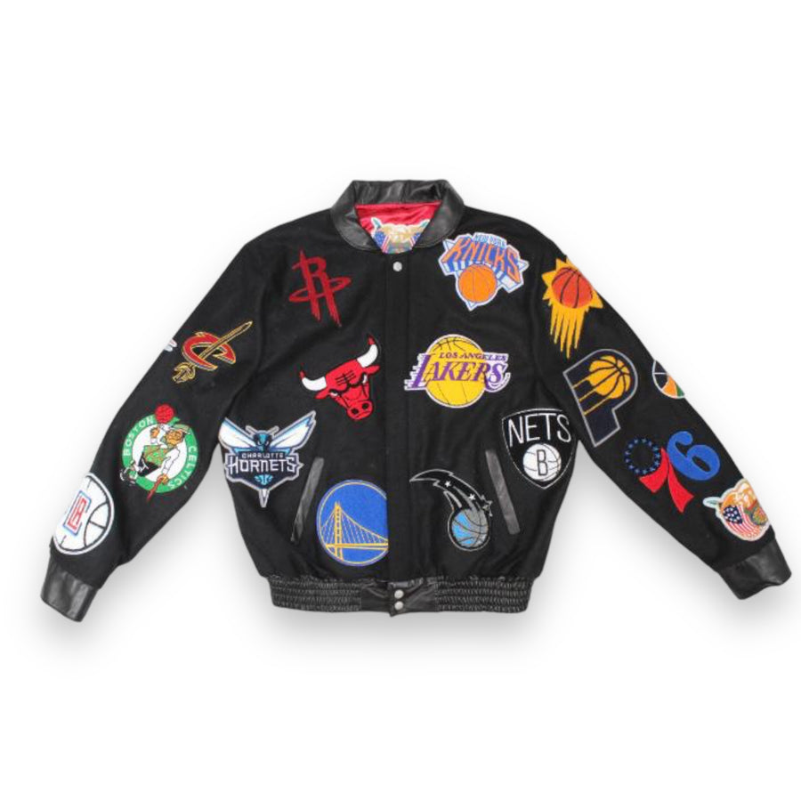 Jeff Hamilton NBA Patch Varsity Jacket